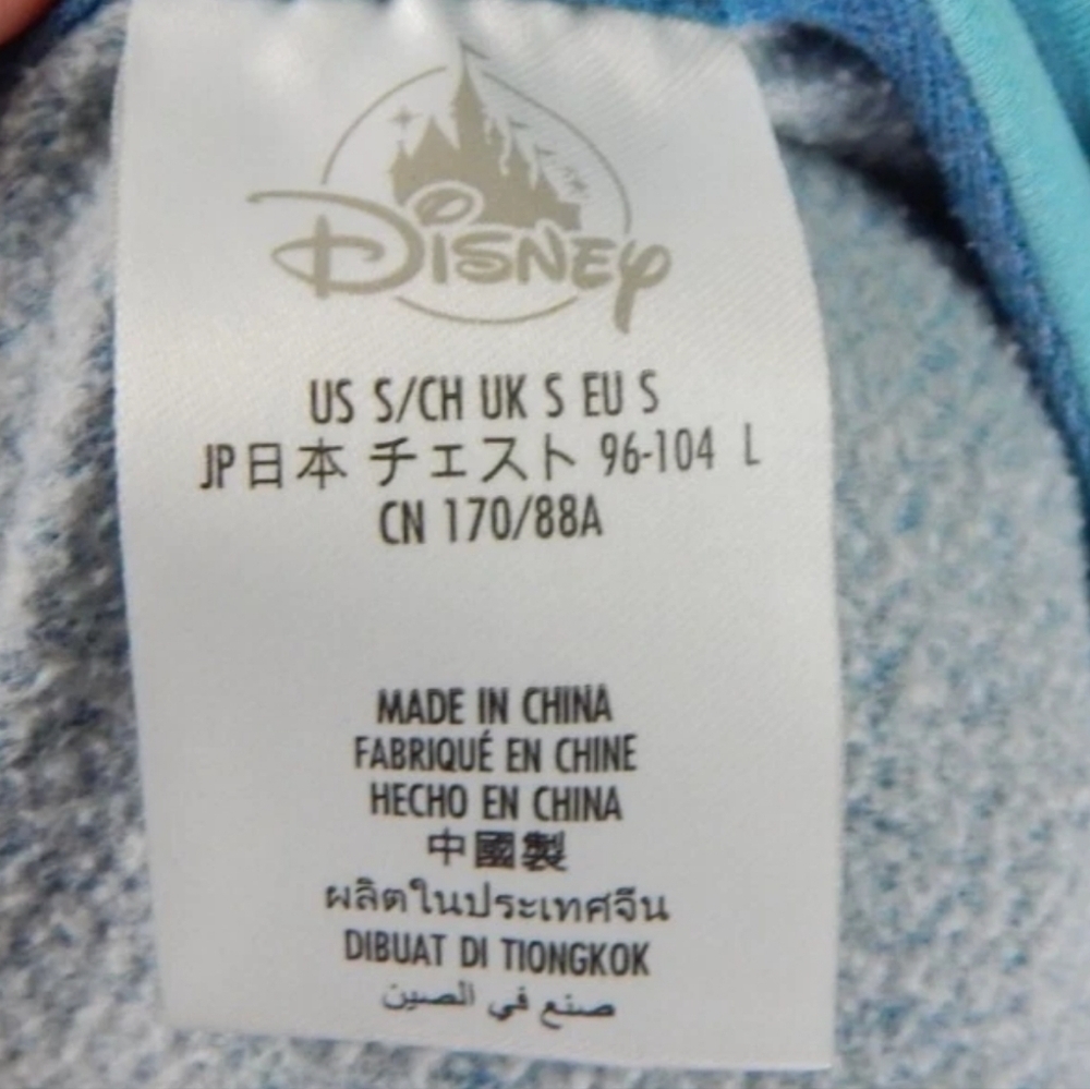 Disney Parks Stitch Zip Mouth Hoodie - Picture 3 of 5